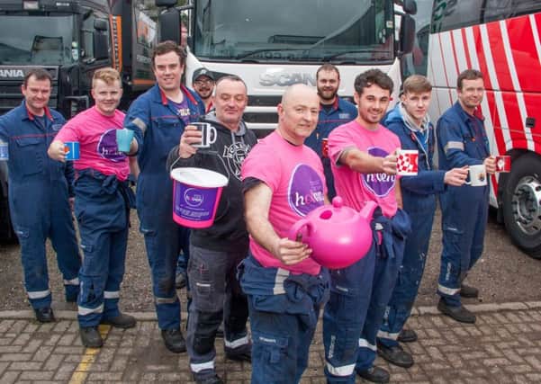Scania, in Fareham, will be supporting the Titchfield-based Breast Cancer Haven's  fundraiser the Big Tea Cosy
Picture: Phil Burner