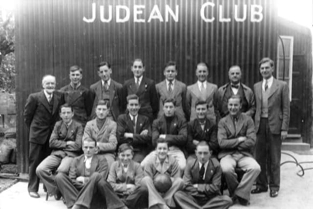 The Judean Boys club football team circa 1938. Are there any survivors still with us?