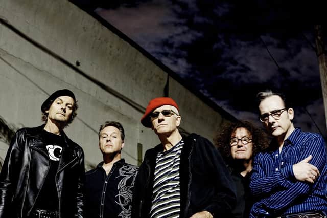 The Damned, 2018. From left: Paul Gray, Pinch, Capt Sensible, Monty Oxymoron, Dave Vanian. Picture by Steve Gullick