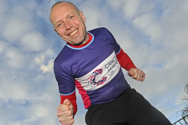 Ryan Shankland-White from Gosport who is starting a year long running challenge for Cancer Research.Picture Ian Hargreaves