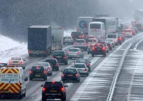 Snow could fall across the Portsmouth area tomorrow, the Met Office has said.
