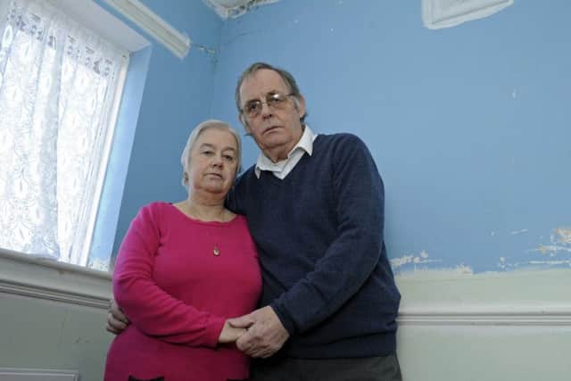 Vena and Stan Auld who have asked the News to help them sort out their cavity wall insulation problem at their home in Paulsgrove
Picture Ian Hargreaves (180194-1)