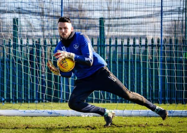Pompey goalkeeper Stephen Henderson. Picture: Colin Farmery/ Portsmouth FC