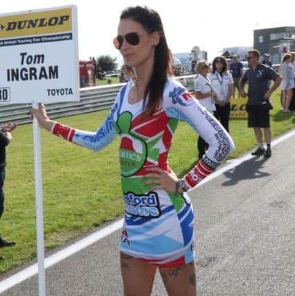 Bryony Snowden, 26, from Warblington, who is now going into her third season as a BTCC grid girl