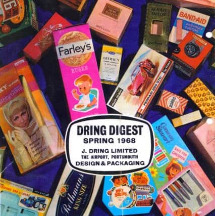 Not just cardboard, some of the packages that were produced by Drings at its Portsmouth Airport site.