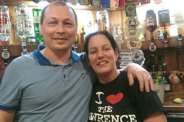 Lawrence Arms landlady Ally and Dev