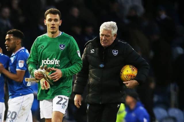 Kal Naismith was forced to play the final moments of the game as a makeshift goalkeeper. Picture: Joe Pepler