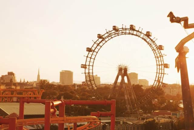 The Giant Ferris wheel in Prater Park.