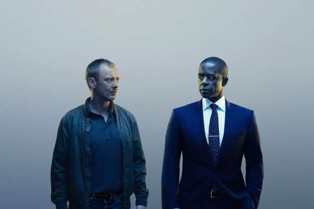 John Simm plays Dan Bowker and Adrian Lester plays Jon Allerton.