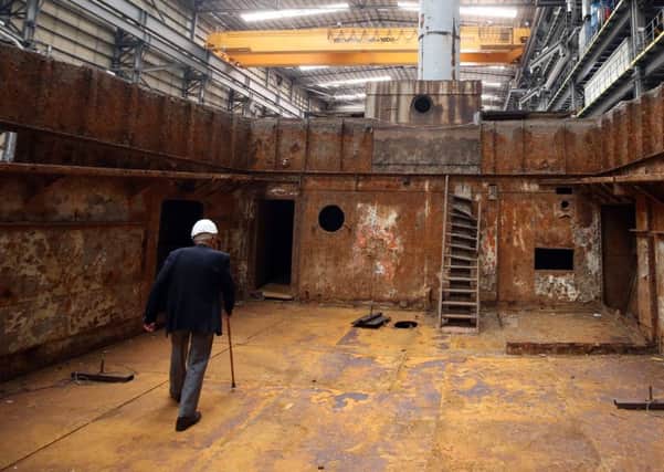 The LCT 7074 in 2015 prior to conservation work. Picture: Steve Parsons/PA
