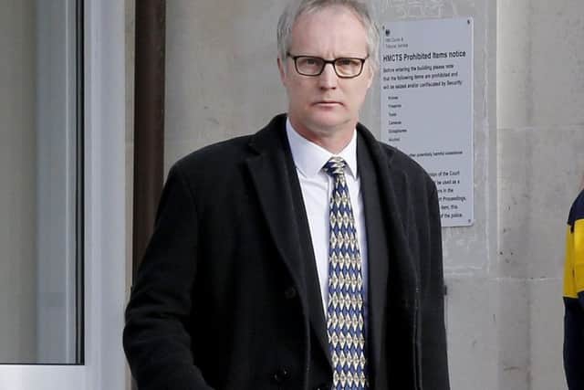 Iain Gilmour outside court