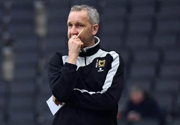 MK Dons assistant manager Keith Millen