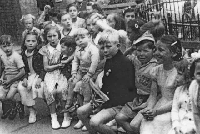 The coronation street party in Moulin Avenue, Southsea, 1953.