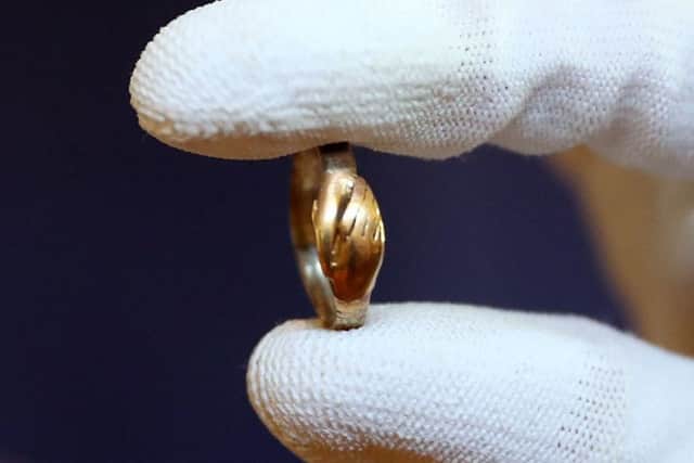 The betrothal ring Vice Admiral Lord Nelson gave to his mistress Emma Hamilton