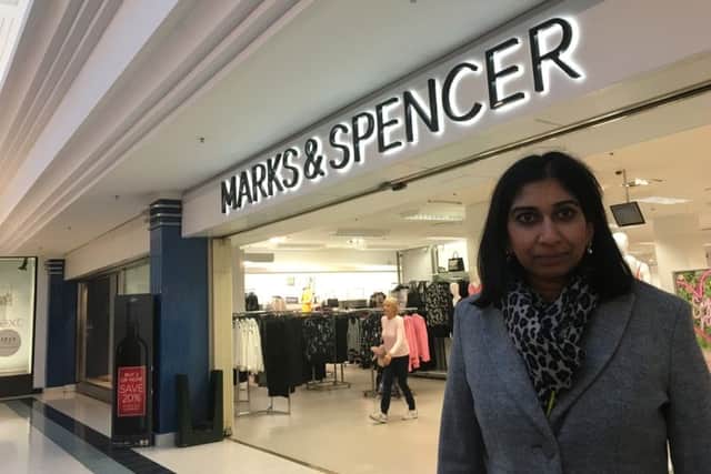 Fareham MP Suella Fernandes has urged M&S to reconsider its decision to close its Fareham branch