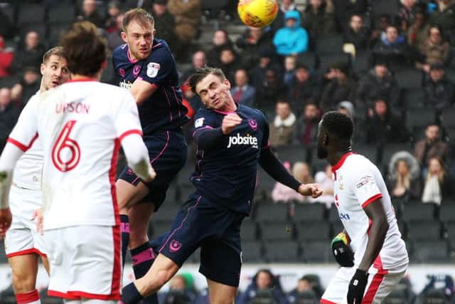 Matt Clarke scored Pompey's equaliser on his 100th appearance for the Blues