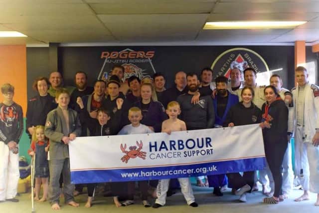 Rogers JiuJitsu Academy in Gosport held a 24-hour grapplethon for the Harbour Cancer Centre