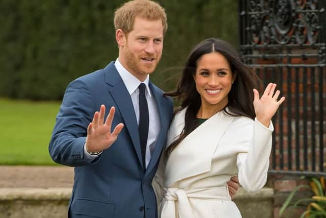 Prince Harry and Meghan Markle. Picture: Dominic Lipinski/PA Wire