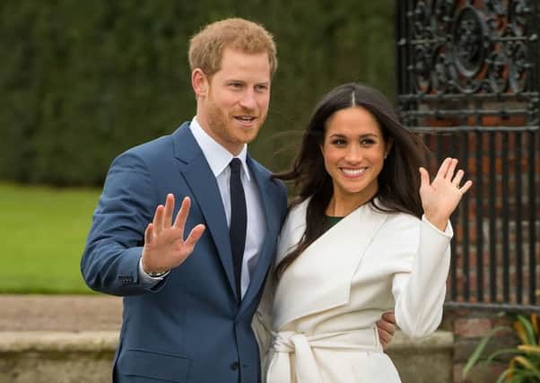Prince Harry and Meghan Markle. Picture: Dominic Lipinski/PA Wire