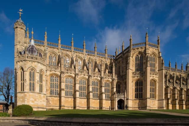 St George's Chapel at Windsor Castle, Berkshire, where Prince Harry and Meghan Markle will have their wedding service. Picture: Dominic Lipinski/PA Wire