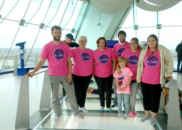 Debbie Prewitt and her family will be abseiling down the Spinnaker Tower in aid of the Breast Cancer Haven in Titchfield