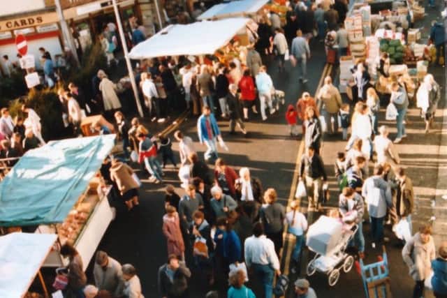 The wonderful Charlotte Street market in 1986.  Picture: Bob Thompson