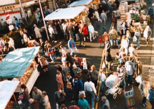 The wonderful Charlotte Street market in 1986.  Picture: Bob Thompson