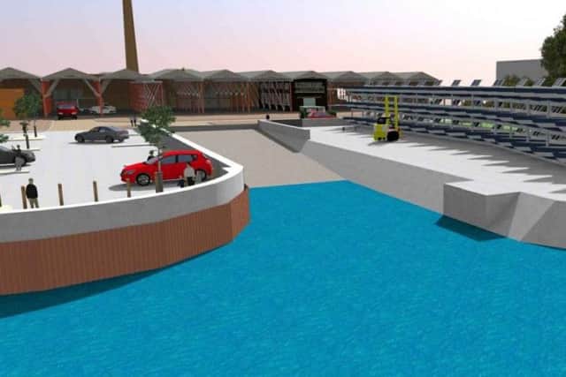 A CGI impression of what Haslar Gunboat Yard could look like. Picture: Knight Architectural Design