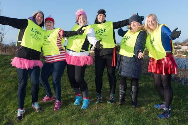 The Running Mummies - from left: .Katherine Hobbs, Jo Hookings, Debra Palmer, Jo Easton, Tilli Brown and Laura Clark     Picture: Keith Woodland