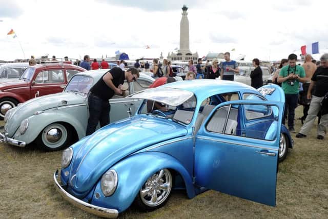A customised VW Beetle at BeachBuggin'.Picture: Allan Hutchings