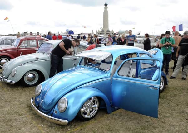 A customised VW Beetle at 
BeachBuggin'.

Picture: Allan Hutchings