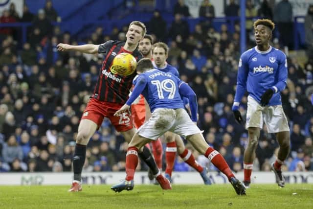 Conor Chaplin scores against Blackburn. Picture: Robin Jones