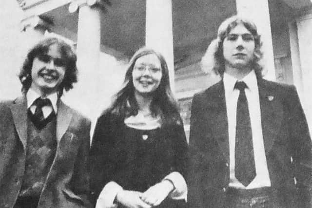 The Purbrook team are, left to right, Jon Harvey, Elizabeth Norris and Peter Emmett