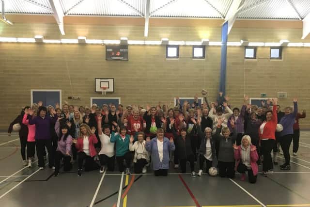 The walking netball festival was a big success