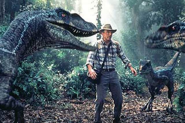 Action from the movie Jurassic Park