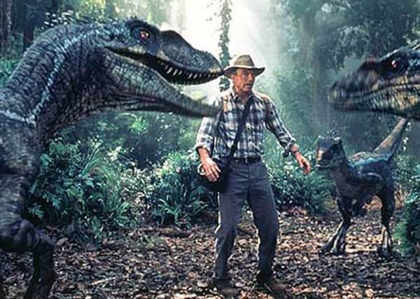 Action from the movie Jurassic Park