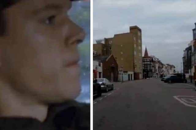 It's Jason Bourne - in Portsmouth?! Pictures: Paul Minay.