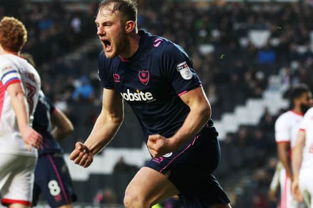 Matt Clarke is contracted to Pompey until the summer of 2020 Picture: Joe Pepler