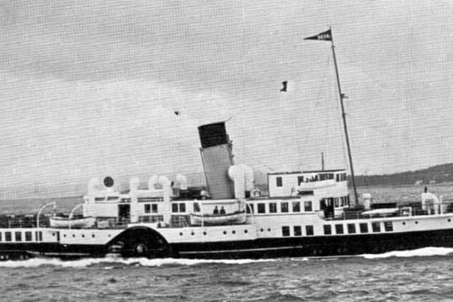 Happier days: PS Solent as some might remember her.