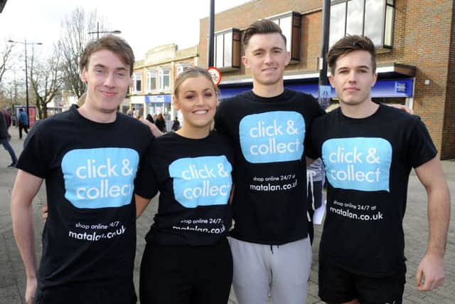 The click and collect team from Matalan (180215-6473)