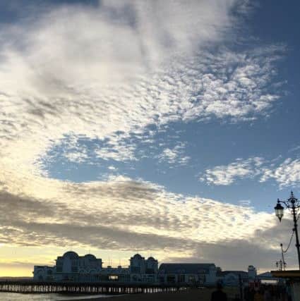 Robin Tucker - Evening sky over South Parade Pier