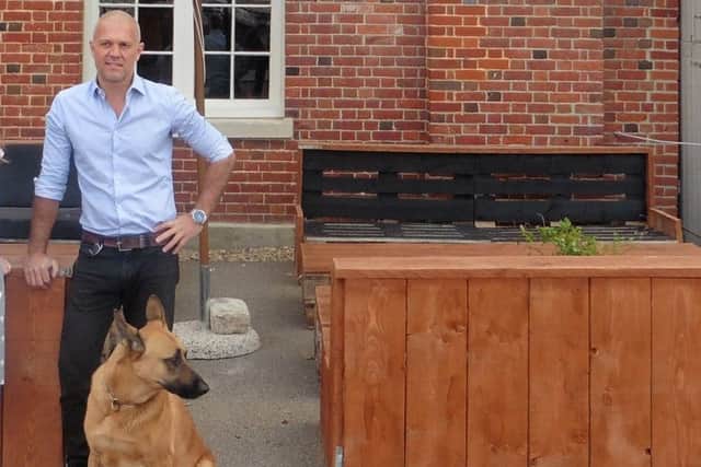 Ben Bartrip outside The Victualler