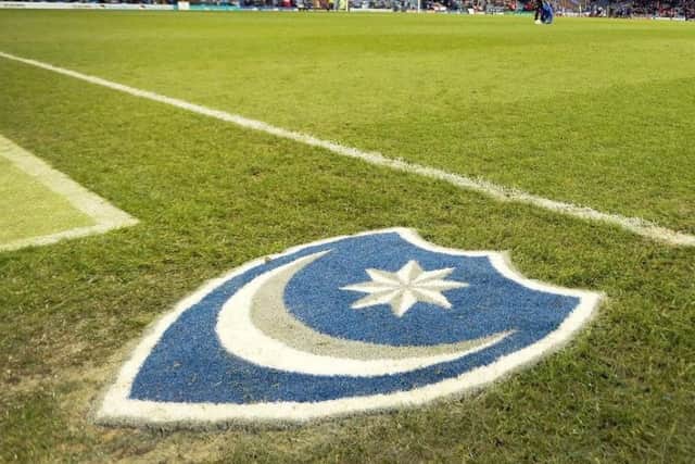 The Pompey crest. Picture: Joe Pepler