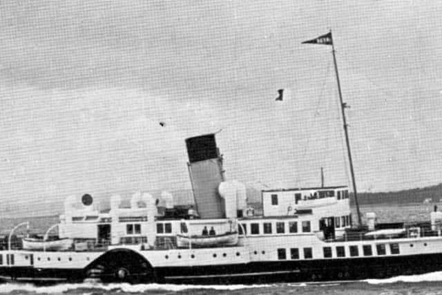 Happier days: PS Solent as some might remember her.