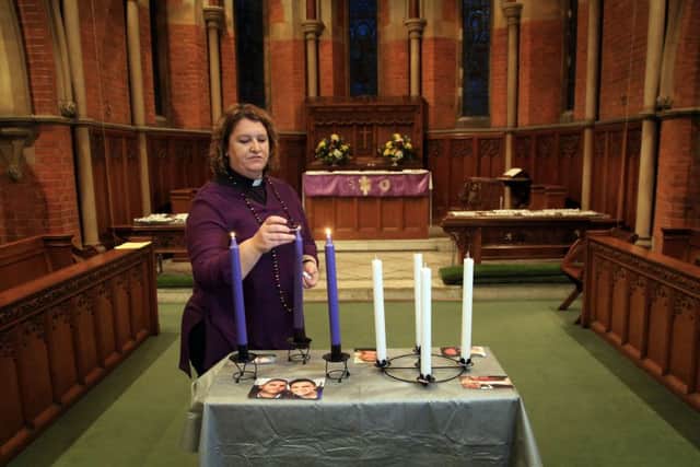 Sara-Jane Stevens, Curate at St. Matthews Church. Picture: Gareth Fuller/PA Wire