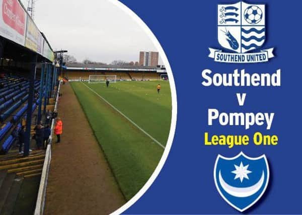 Pompey travel to Roots Hall today in League One