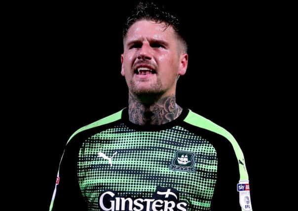 Sonny Bradley scored for Plymouth. Picture: PA/Richard Sellers