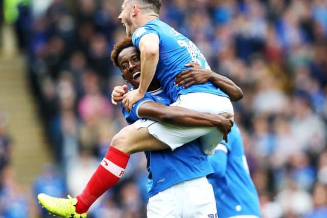 Jamal Lowe scored twice in Pompeys 4-1 win against Fleetwood back in September