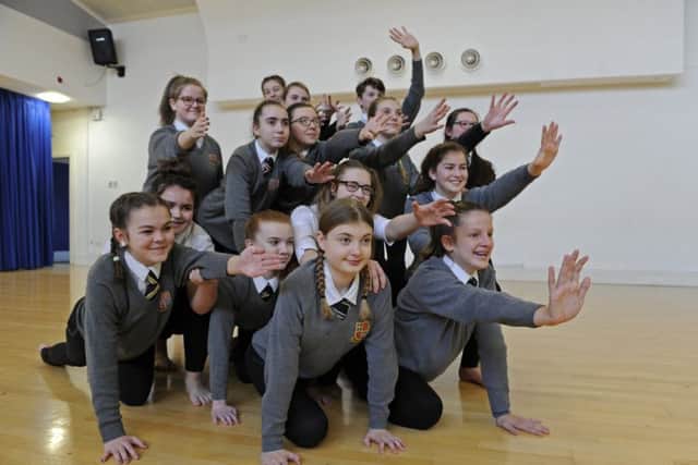 Pupils from Brune Park Community School in Gosport prepare to take part in a forthcoming national dance competition in Bournemouth.
Picture: Ian Hargreaves (181107-1)
