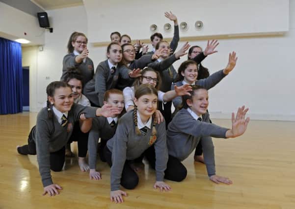Pupils from Brune Park Community School in Gosport prepare to take part in a forthcoming national dance competition in Bournemouth. 
Picture: Ian Hargreaves  (181107-1)